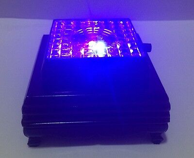 3D Crystal Glass Trophy Laser 3 LED Battery Light Up Stand Base Display 2" x 2" Без бренда - фотография #4
