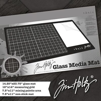 Tim Holtz Glass Cutting Mat - Work Surface with 12x14 Measuring Grid and Large Does not apply Does Not Apply - фотография #3