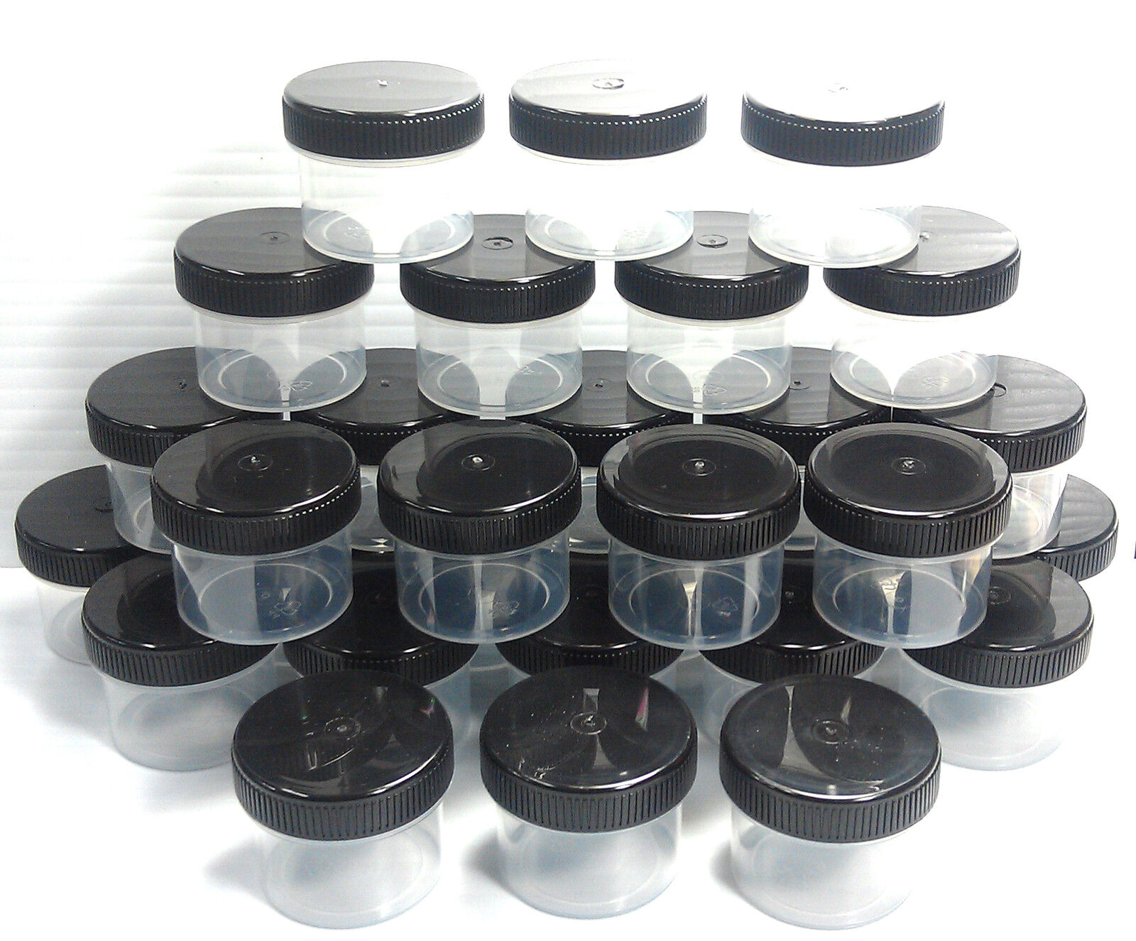 20 Small Plastic Jars 1 ounce Insect Bug Science Specimen Storage Container 4304 DecoJars 4304