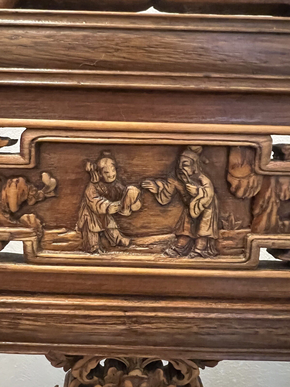 CHINESE HARDWOOD SCREEN HAND CARVED ORIENTAL FURNITURE Без бренда - фотография #14