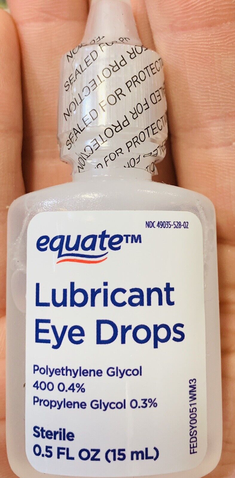 Equate Lubricant Eye Drops Irritation 5PK Exp 10/23+ EQUATE Does Not Apply - фотография #3