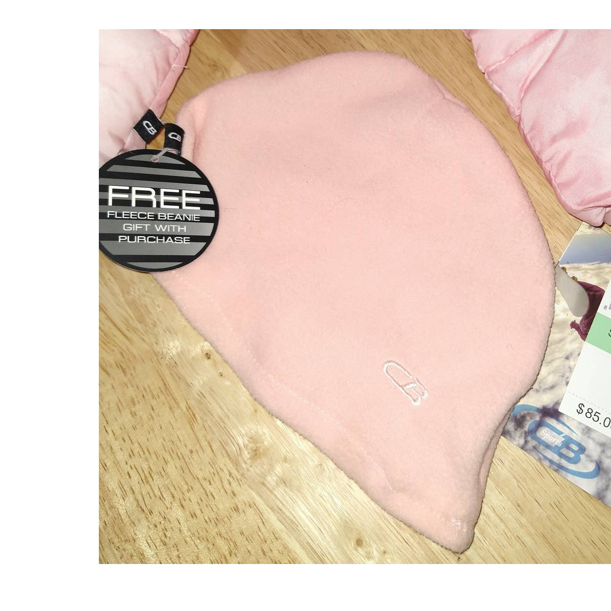 CB SPORTS Girls Puffer Jacket, Sz M 10-12, Pink Tie Dye Coat+ Free Fleece Beanie CB Sports - фотография #7