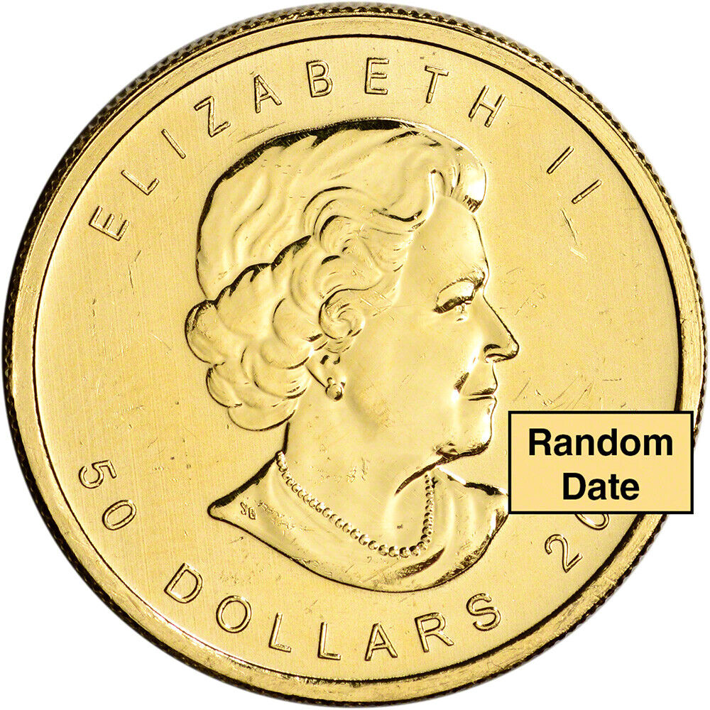 Canada Gold Maple Leaf - 1 oz - $50 - .9999 Fine - Random Year Без бренда - фотография #2