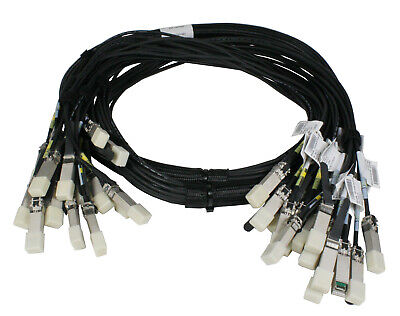 Bundle of 16 Brocade 10Gb Active FCoE SFP Cables 100-652-103 3 meter 9.8ft #1-8 Brocade 100-652-103 - фотография #2