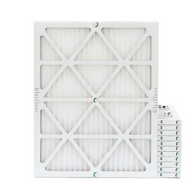Glasfloss ZL 20x24x1 MERV 10 (FPR 7) Pleated HVAC Air Filters. Case of 12 Glasfloss Z-LINE