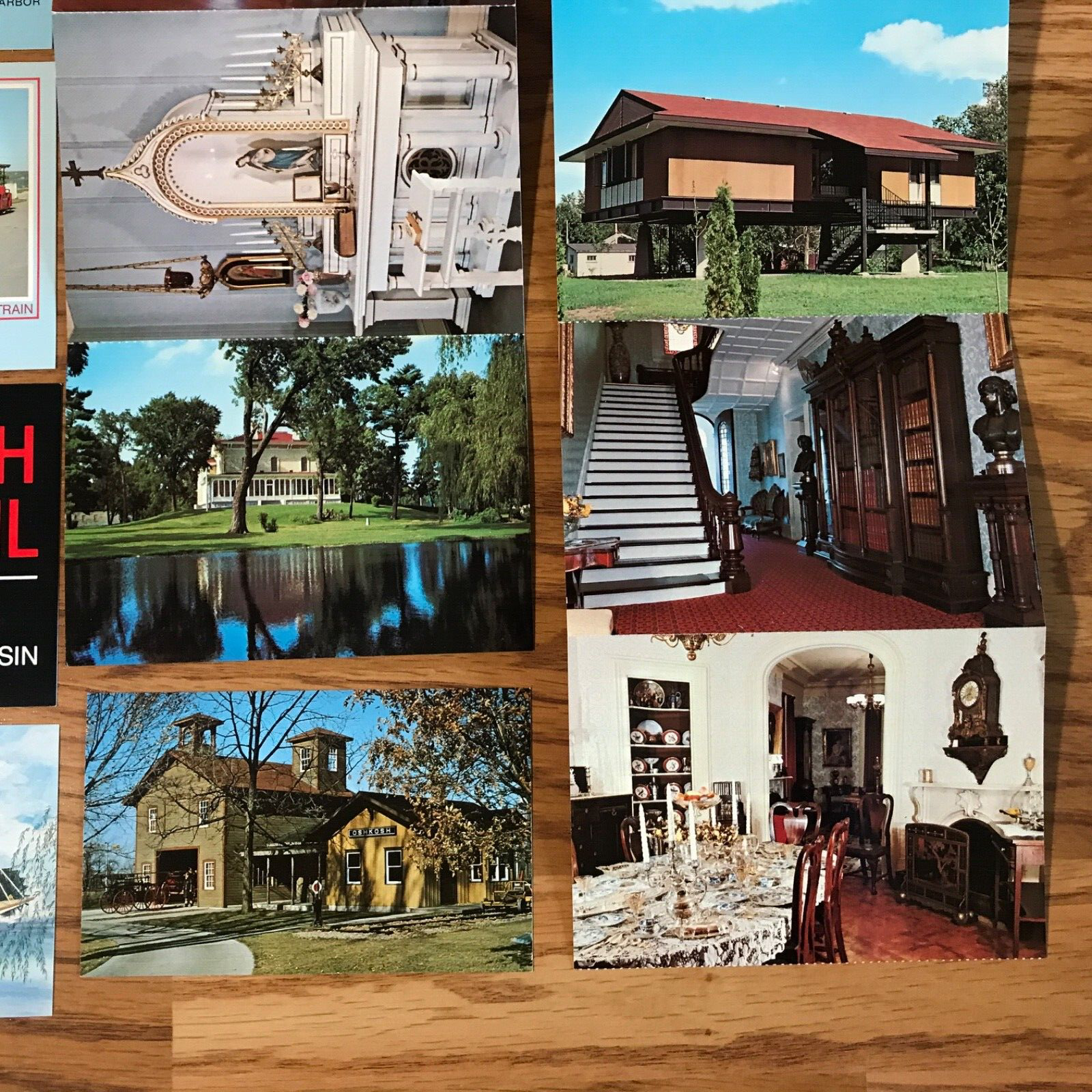 Lot of 14 Vintage Postcards 1980s Wisconsin  Locations Color Photos Без бренда - фотография #4