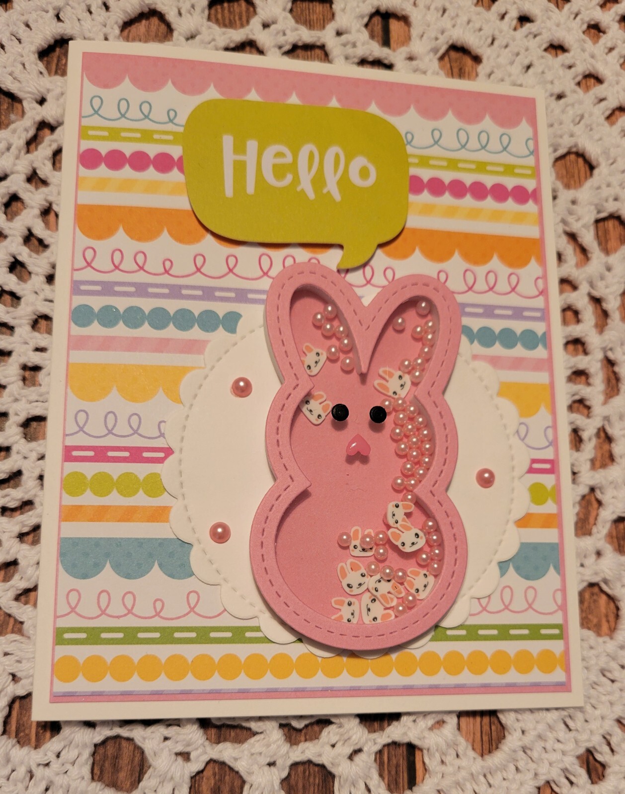 Lot of 8 Cute Queen & Co  Easter Shaker cards Handmade & So Much Fun! Handmade - фотография #5