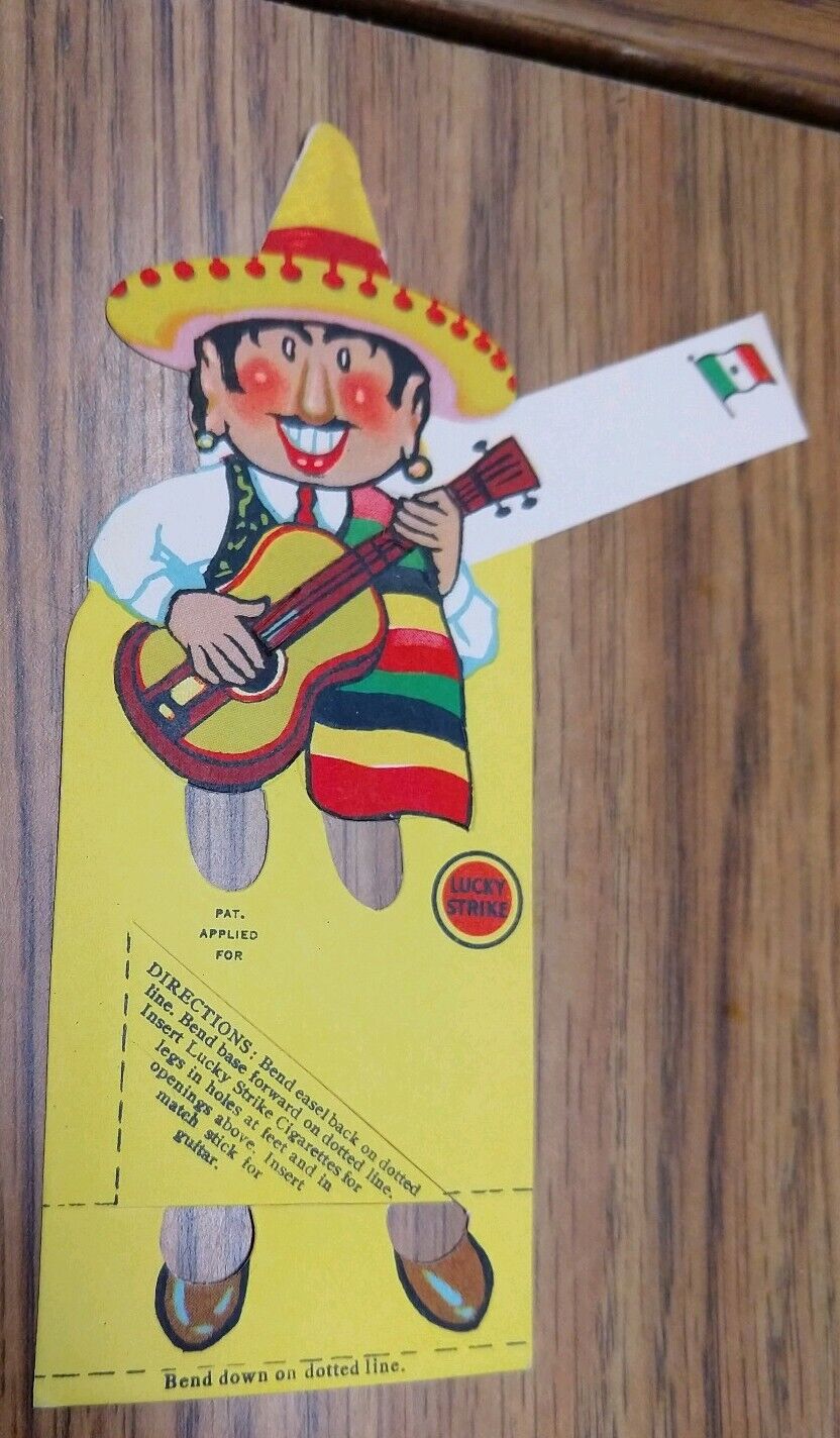 Vintage Lucky Strike Bridge Favors & Place Cards, Mexico, MINT! Без бренда