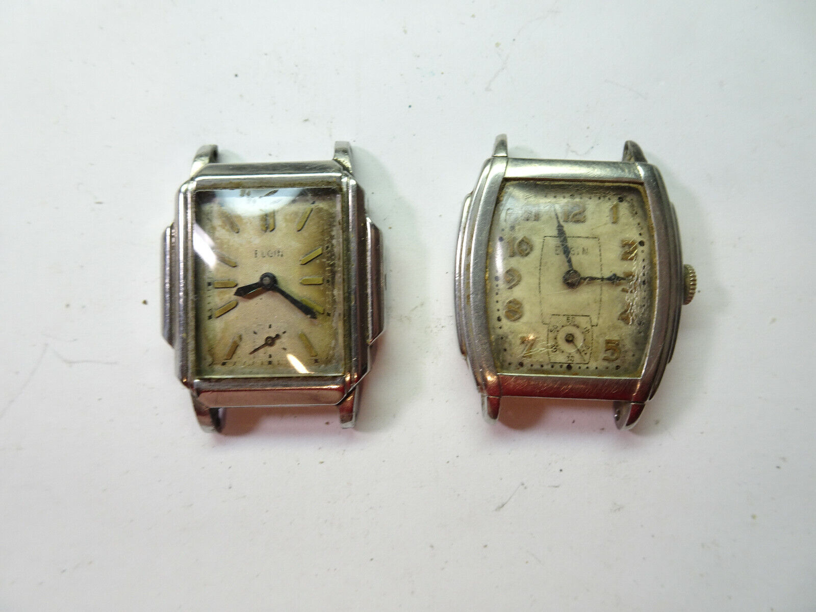 ELGIN STEPPED CASE WATCHES AND PARTS FOR RESTORATIONS OR TRENCH PARTS VINTAGE Elgin - фотография #2