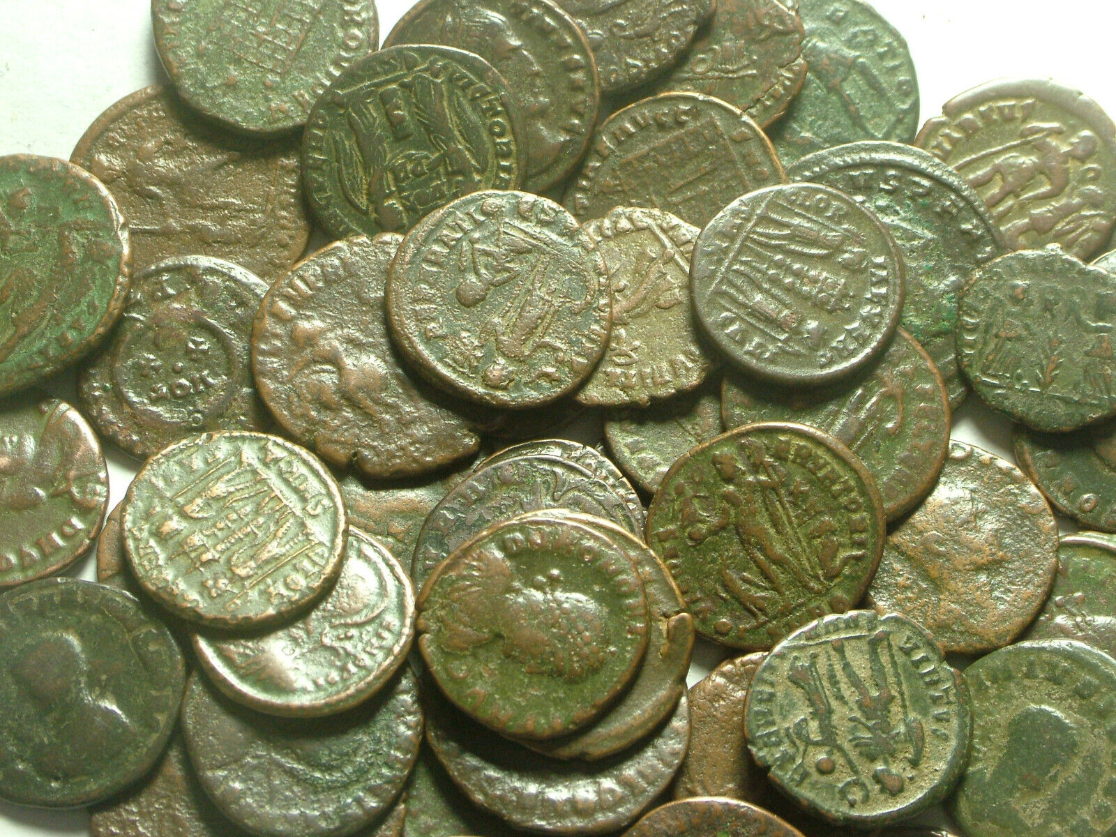 Lot genuine Ancient Roman coins Constantine/Valens/Constantius/Licinius/Constans Без бренда - фотография #5