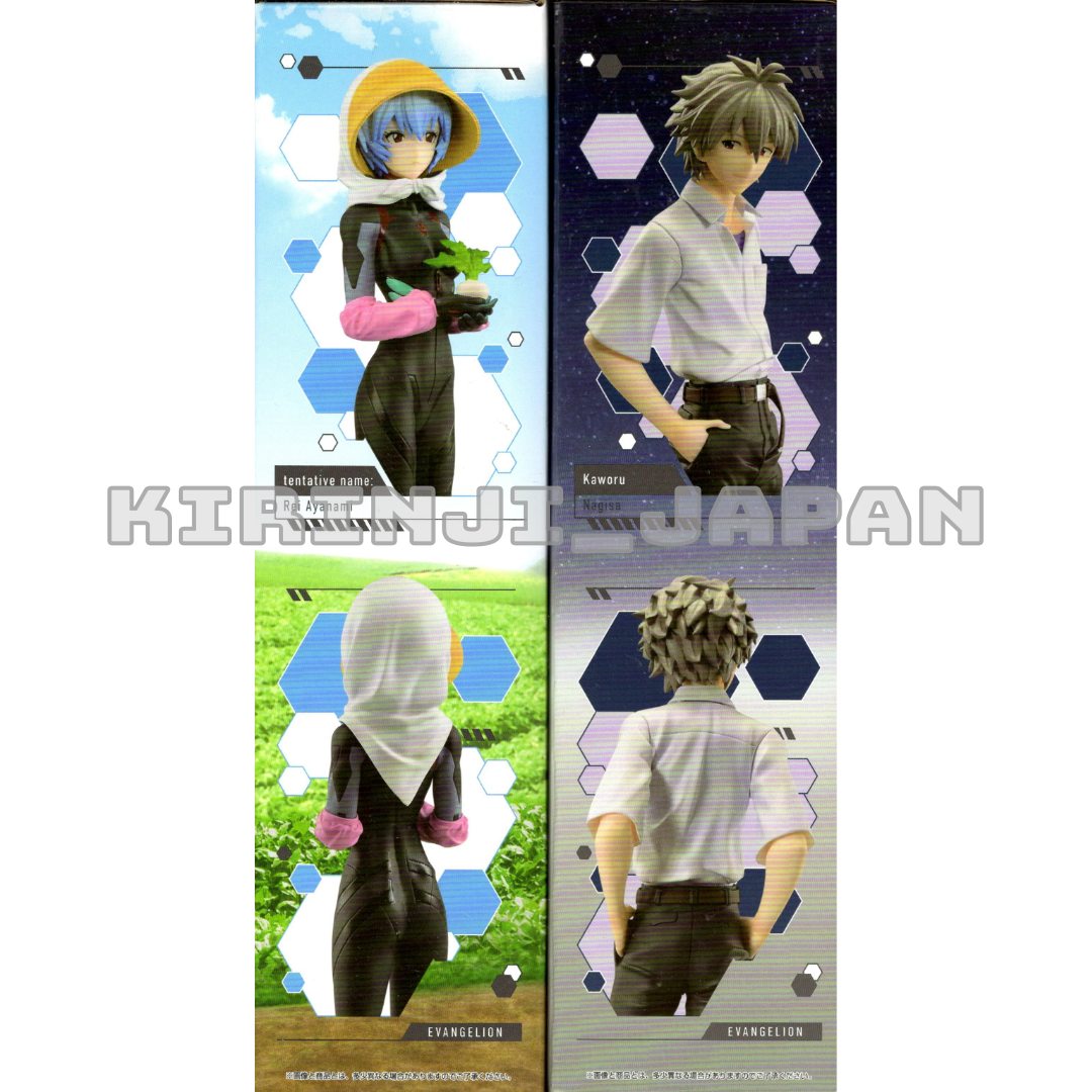 Evangelion Kaworu Nagisa Rei Ayanami Figure Set Ichiban Kuji UNIT 01 Runaway New Bandai Does not apply - фотография #2