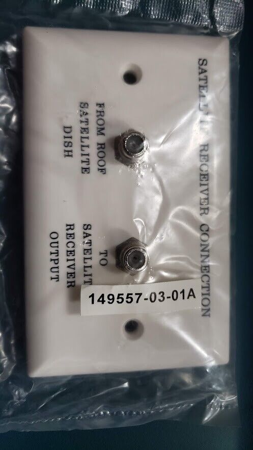 TV Satellite Receiver Connection wall plate with connectors and labels Quest Technologies N900-EA4500 - фотография #3