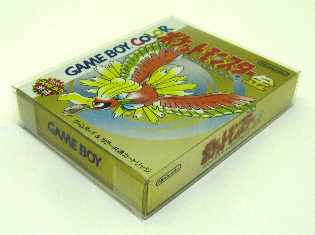 5X NINTENDO JAPAN GAME BOY / COLOR CIB GAME - CLEAR PROTECTIVE BOX PROTECTORS  Dr. Retro Does Not Apply - фотография #4