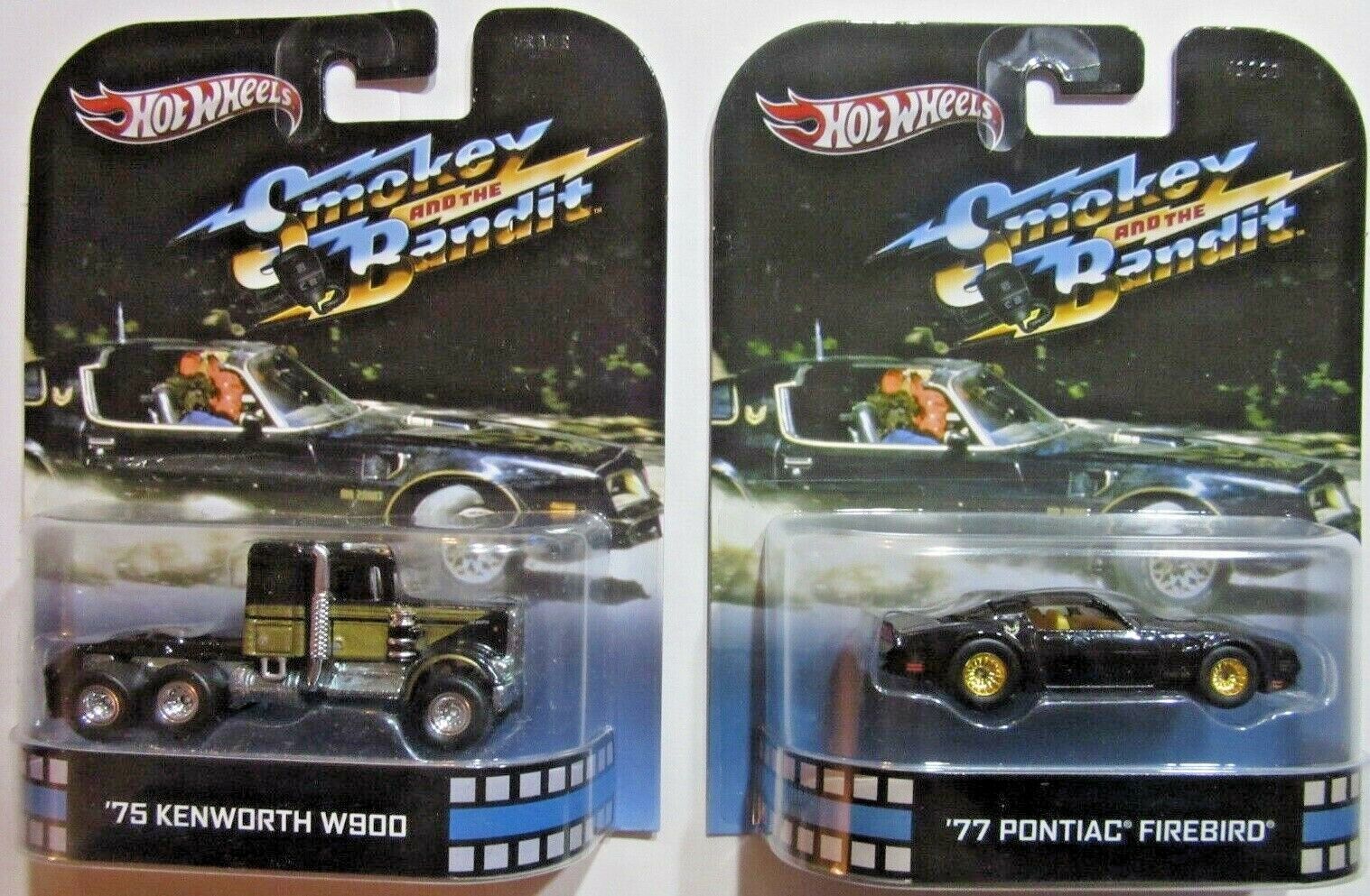 2013 Hot Wheels Smokey & the Bandit '77 Firebird & '75 Kenworth W900 TOGETHER Hot Wheels X8912-0718 & X8932-0718