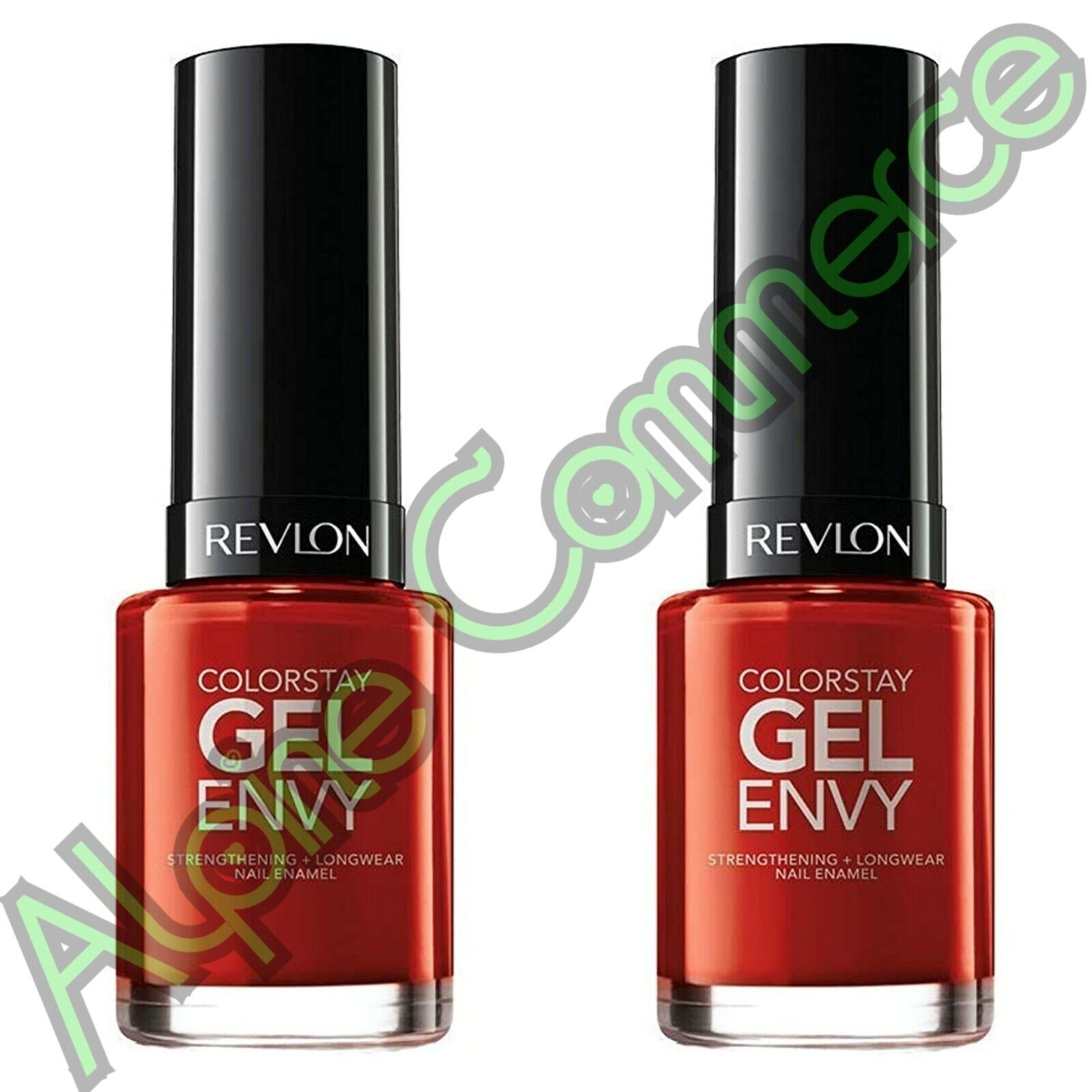 *2-Pack* Revlon ColorStay Gel Envy Nail Enamel 550 All On Red 0.4 Oz Revlon 550