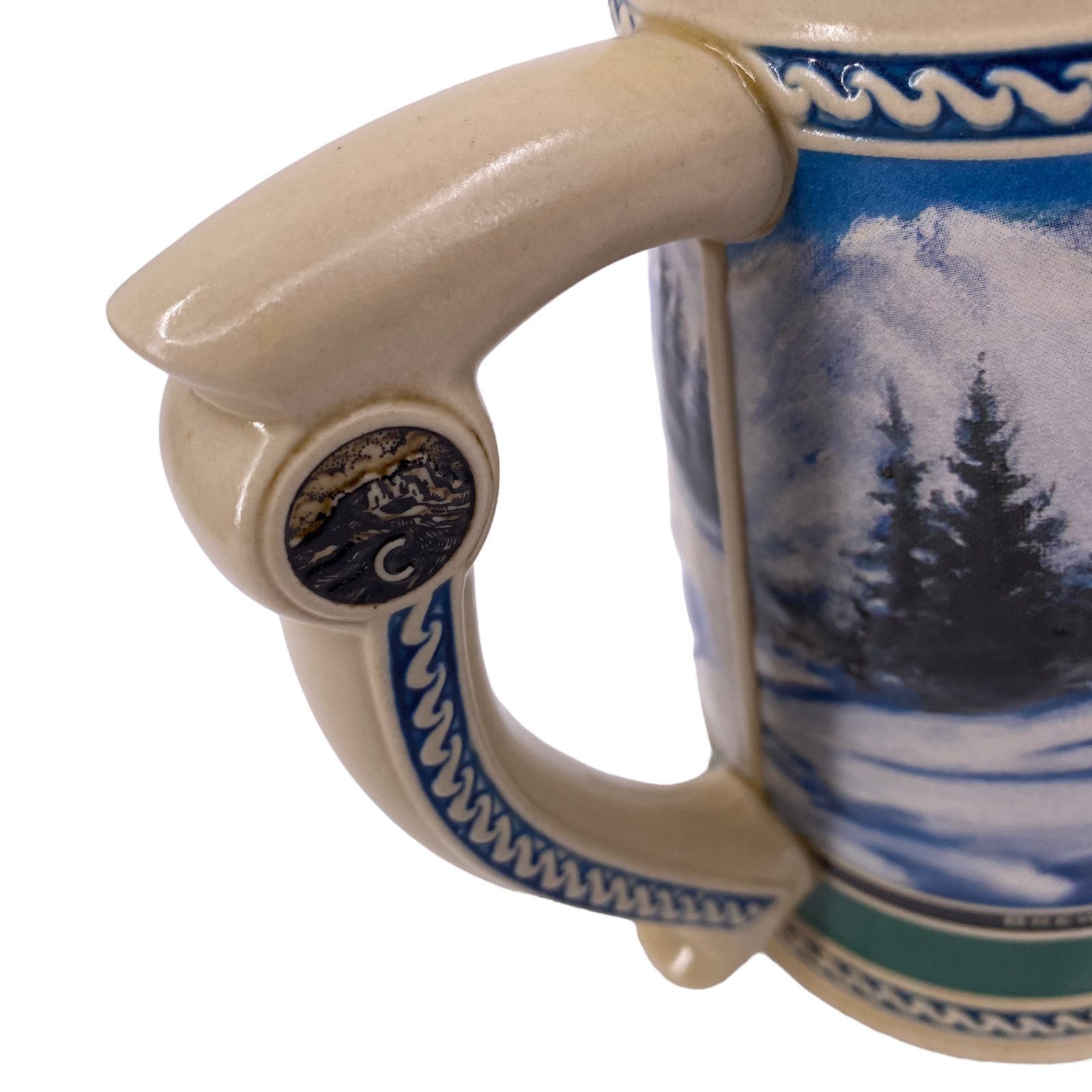 Collectable Ceramic Coors Mug 1995 Edition Waterfall Heritage Series #41327 VTG Adolph Coors Company - фотография #9