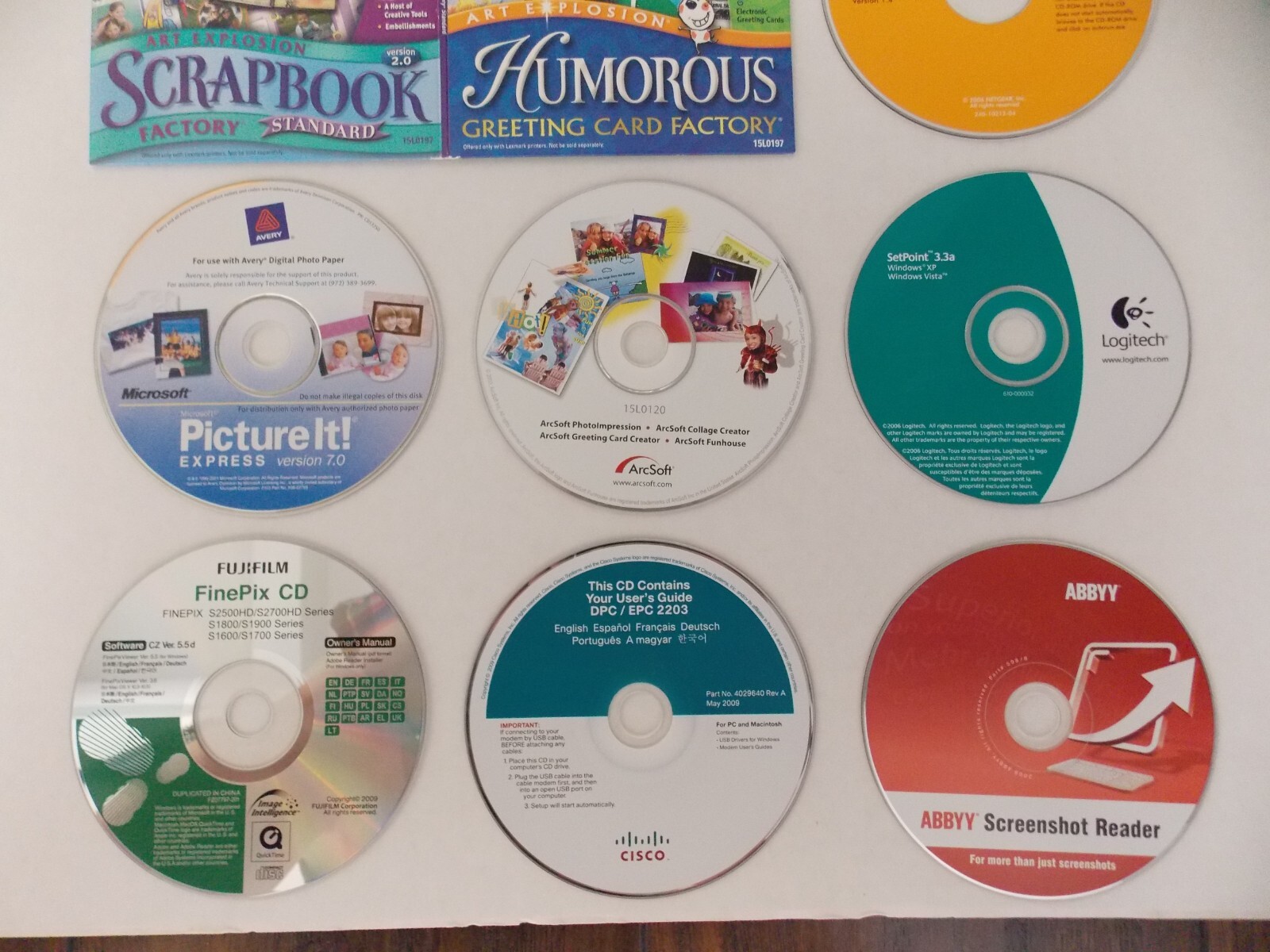 VINTAGE LOT OF 12 COMPUTER SOFTWARE PROGRAMS ~ CD-ROM DISCS MIXED LOT ~ EXC COND Mixed Brands Computer Software - фотография #4