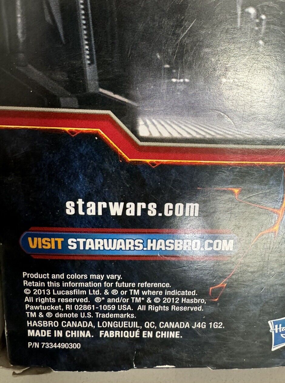 New In Box Darth Vader Star Wars 12 Inch Figure w/ Light Saber - Plastic NIB Без бренда - фотография #6