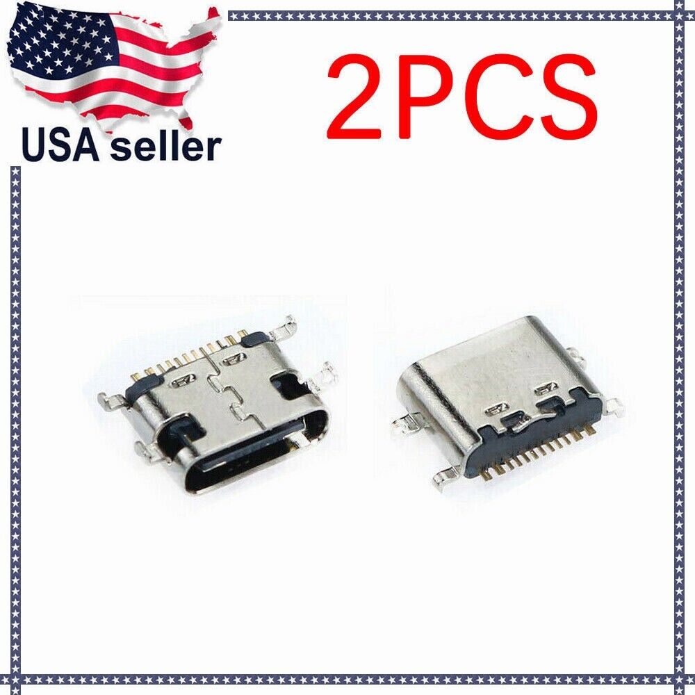 2PCS USB Connector Dock Charging Port For Cricket Ovation 2 / At&t Maestro Max Unbranded Does Not Apply