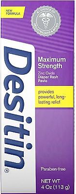 DESITIN Maximum Strength Diaper Rash Paste 4 oz (Pack of 2) Desitin Does not apply