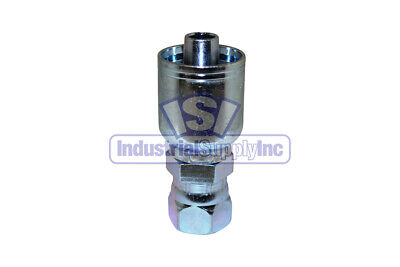 Hydraulic Crimp Fitting | 1/2" Female JIC x 1/2" Hose Barb | C202-8-8 | 16 Pack Industrial Supply C202-8-8-16PK - фотография #3