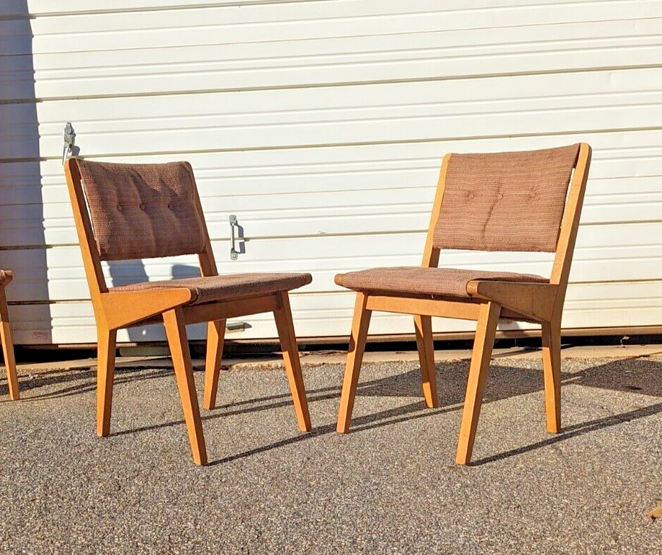 Early Jens Risom for Knoll Mid Century Modern Side Chairs - Set of 4 Без бренда - фотография #6