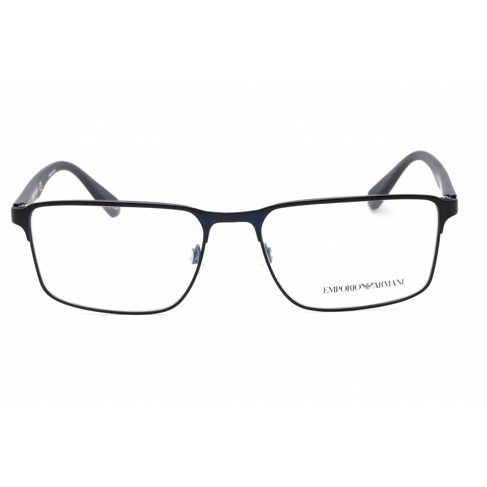 Emporio Armani Men's Eyeglasses Matte Blue Metal Rectangular Frame 0EA1046 3100 Emporio Armani 0EA1046 3100 - фотография #2