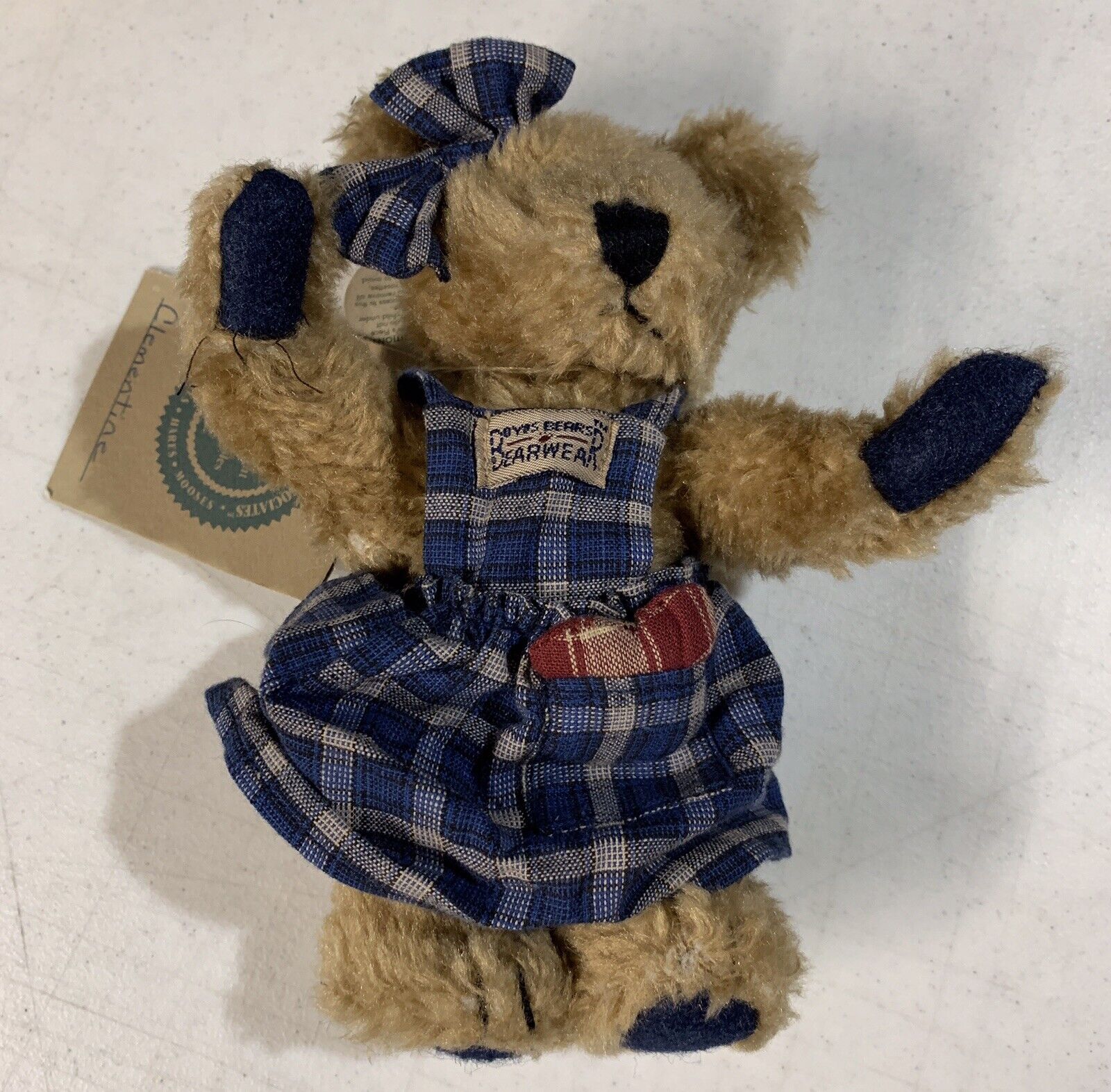 Boyds Bear J.B. Bean Series Clementine with Outfit Plush Stuffed New w Tags Boyds Bears