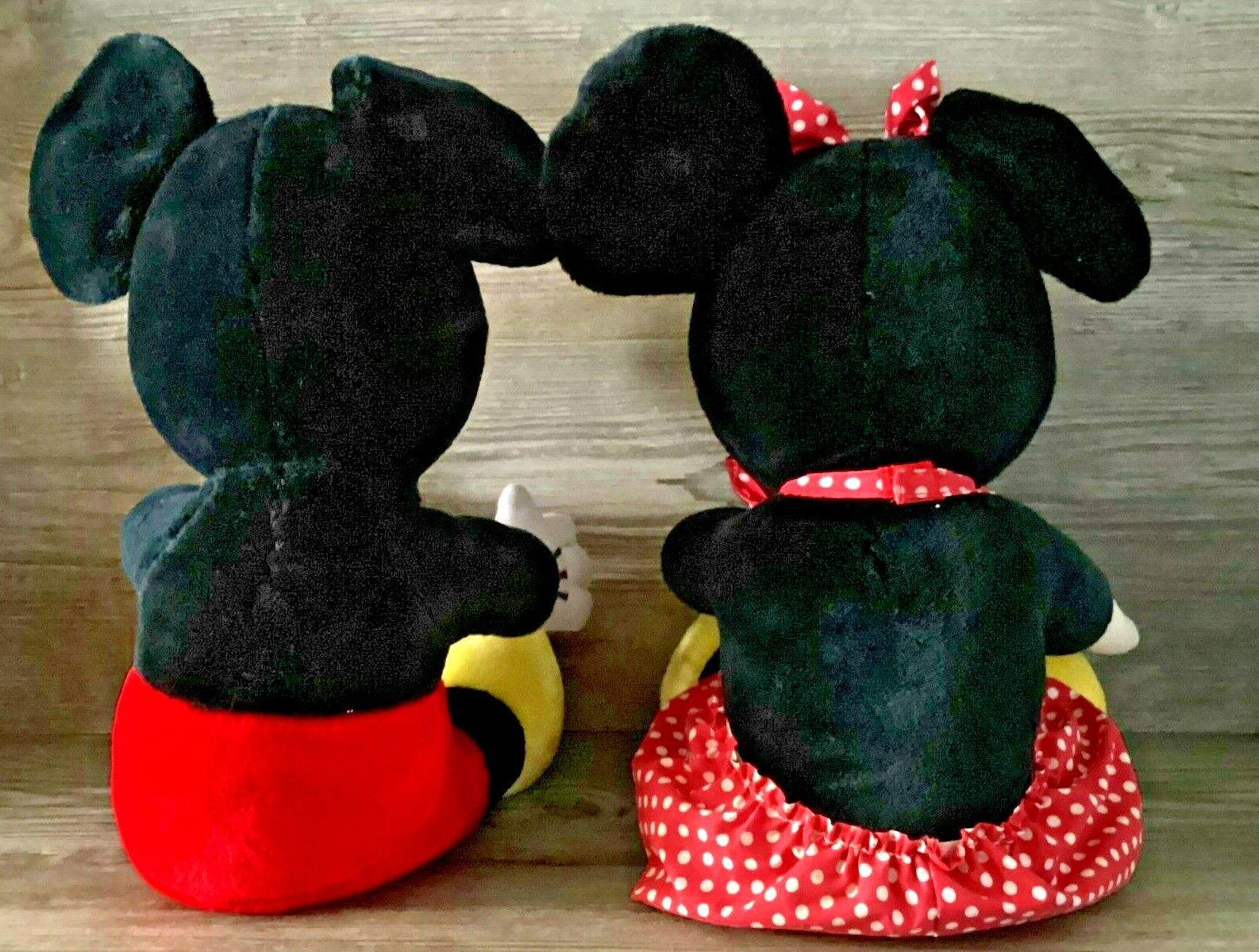 Vintage Pair 1991 40cm Minnie & Mickey Mouse Plush Toy Walt Disney Company Korea Walt Disney Company Does Not Apply - фотография #3