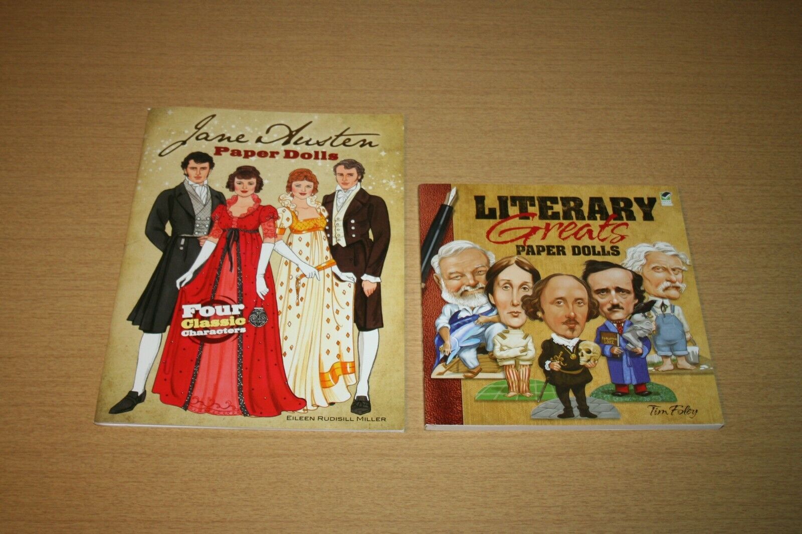 2 Paper Doll Books Literary Greats & Jane Austen #05A Без бренда