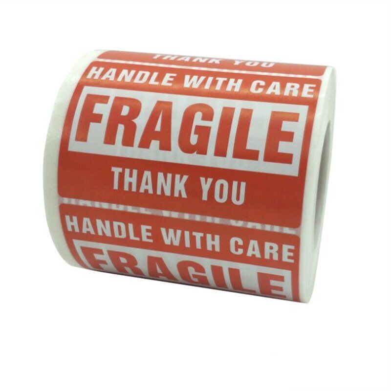 2 Rolls 2" x 3" Fragile Handle With Care Thank You Stickers Labels 500 Per Roll Unbranded/Generic Does not apply - фотография #2