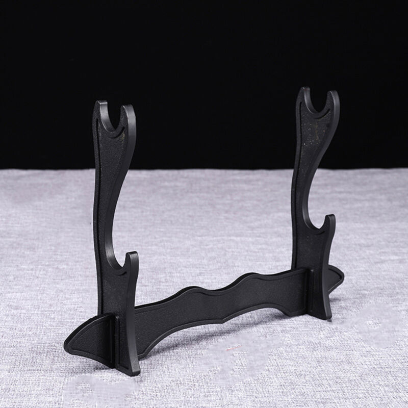 Sword Stand Katana Display Stand Sword Holder Black 2-Tier Display Holder Без бренда - фотография #5