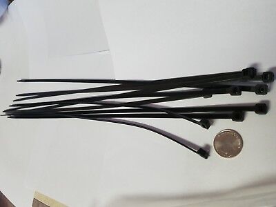 100 Pack 18" Black Zip Ties/Cable Ties Heavy Duty Nylon UV Resistant UL Scorpion Scorpion Network Wire Down Zap Ties - фотография #3