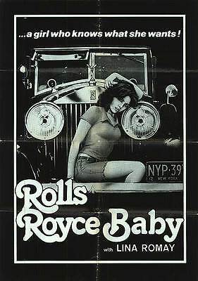 ROLLS ROYCE BABY original 1978 movie poster LINA ROMAY Без бренда