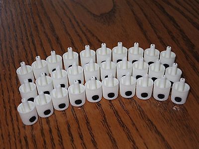 (30) Spray Paint Can CAPS! White NY Thins Paint Caps - MALE Tips - LOT Caps N/A