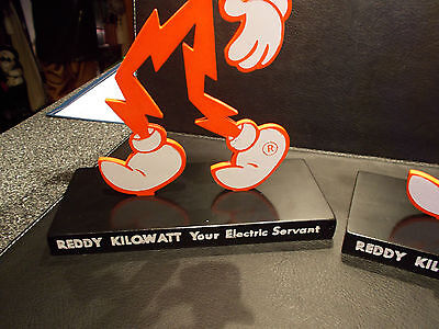 1 Rare Reddy Kilowatt Display Desk "Your Electric Servant" ELECTRICIAN GIFT Reddy Kilowatt - фотография #8