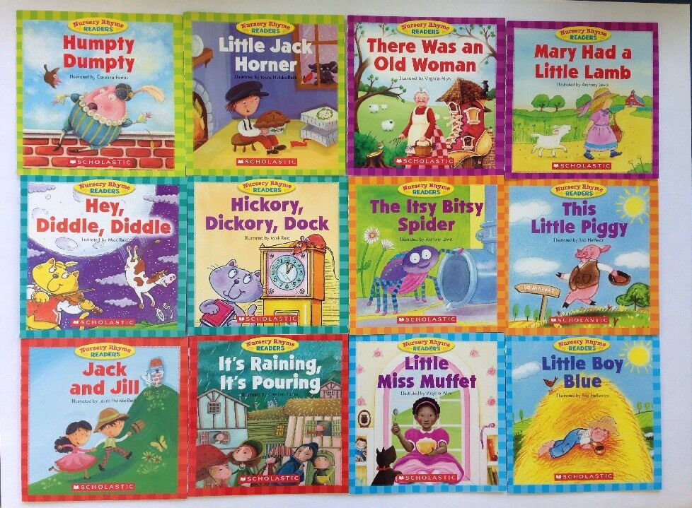 Nursery Rhyme Childrens Books Beginning Readers Lot 12 Scholastic - фотография #6