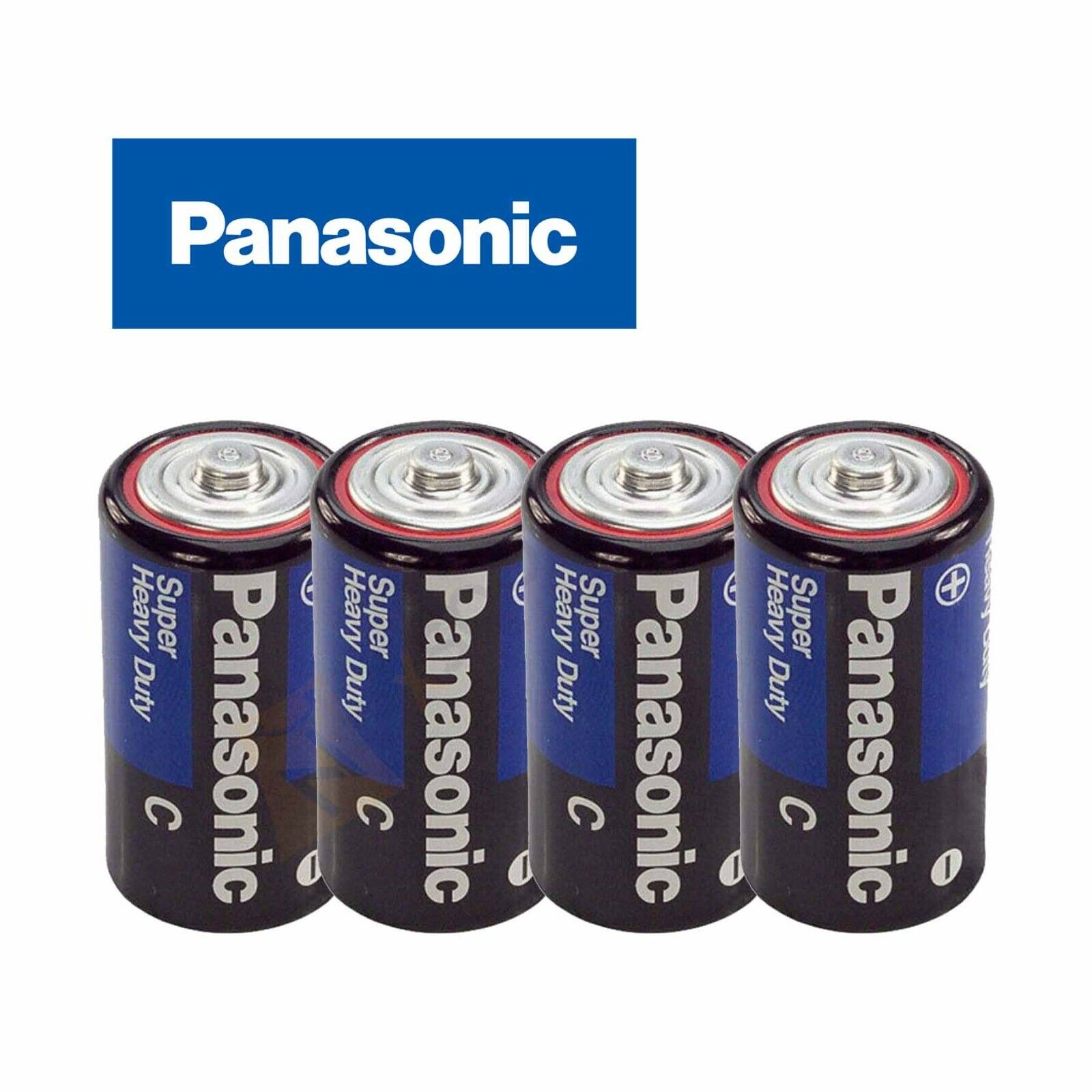4x Panasonic C 1.5V Batteries Super Heavy Duty Power Carbon Zinc C Battery Panasonic UM-2NPA/2B - фотография #5