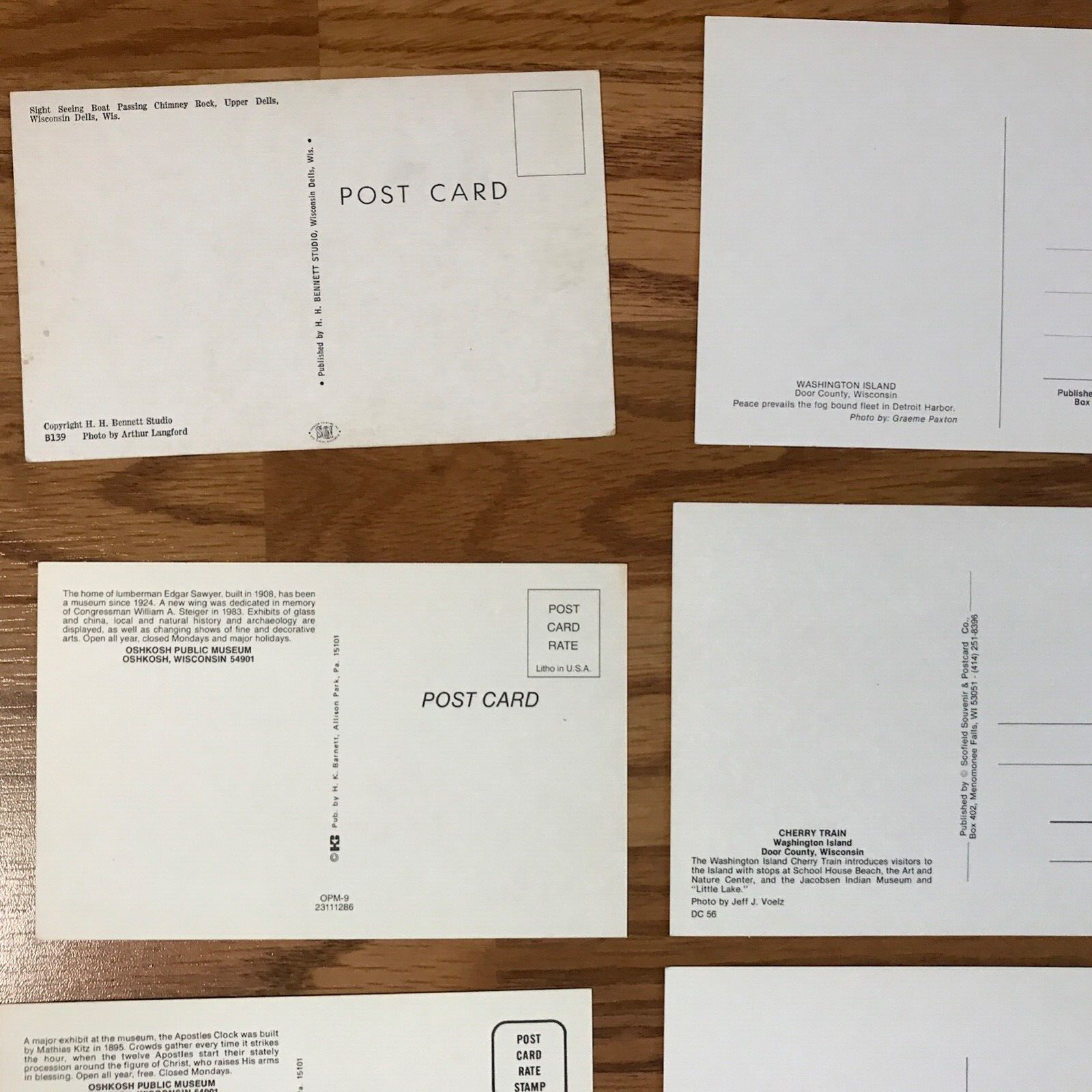 Lot of 14 Vintage Postcards 1980s Wisconsin  Locations Color Photos Без бренда - фотография #9