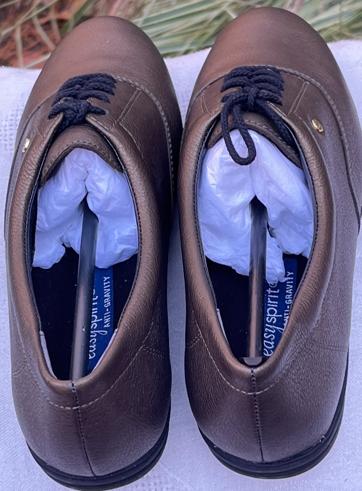 Easy Spirit NEW Motion Walking Shoe Old Gold Brown Leather 9 N Sneaker in Box Easy Spirit Easy Spirit Motion - фотография #8