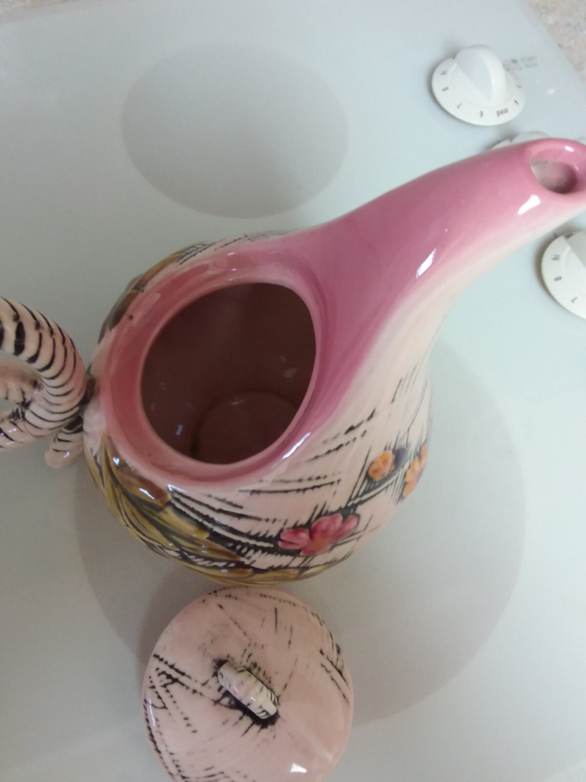Vintage Hull Art Pottery "Blossom Flite" Tea Pot, Creamer, Sugar, ca. 1955 Hull - фотография #11