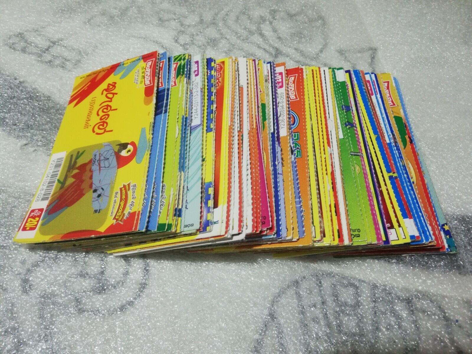 100 Pcs Sri Lankan Scratch Lottery Tickets Collection 2019 For Collectors Без бренда