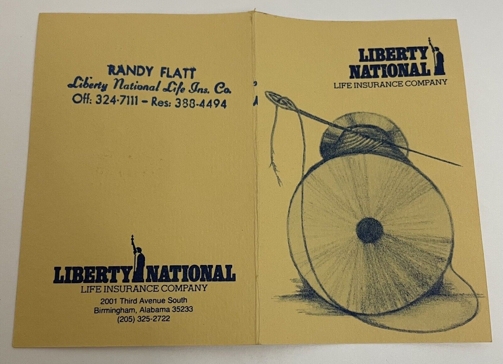 Vintage Liberty National Needle Packs Birmingham Alabama Lot Of Six Без бренда - фотография #3