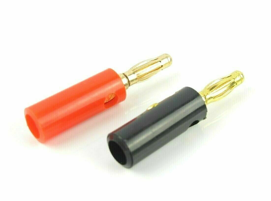 20Pcs Gold Plated Banana Plugs Audio Jack Speaker Wire Cable Screw Connector 4mm Unbranded Does not apply - фотография #5
