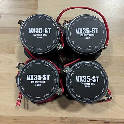 (x4) USED SKAR AUDIO VX35-ST 3.5" 500 WATT TITANIUM SUPER TWEETERS (2 PAIR) Skar Audio USED-VX35-ST (x2) - фотография #3