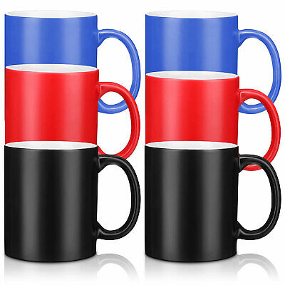 11OZ Blank Heat Transfer Sublimation Mugs Magic Cup Full Color Changing Mugs QOMOLANGMA 0163000215105 - фотография #7