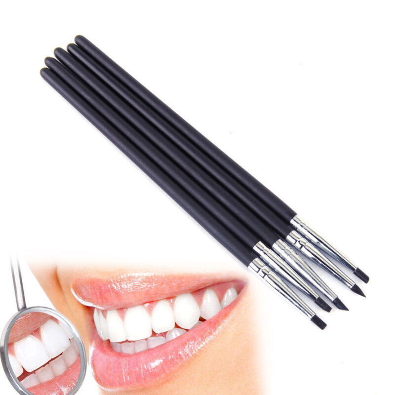 5pcs Dental Silicone Brush Pen Adhesive Composite Resin Cement Porcelain Tooth Unbranded Does Not Apply - фотография #2