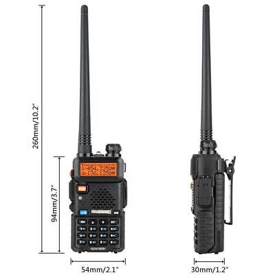 2 x Baofeng UV-5R Dual Band UHF/VHF Radio RF FM Ham 2 Way Radio Walkie Talkie Baofeng Does Not Apply - фотография #7