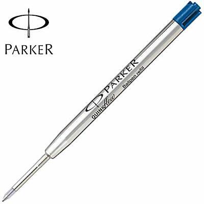 5 X Parker Quink Flow Ball Point Pen BP Refill Refills Blue Ink Fine Nib New PARKER - фотография #2