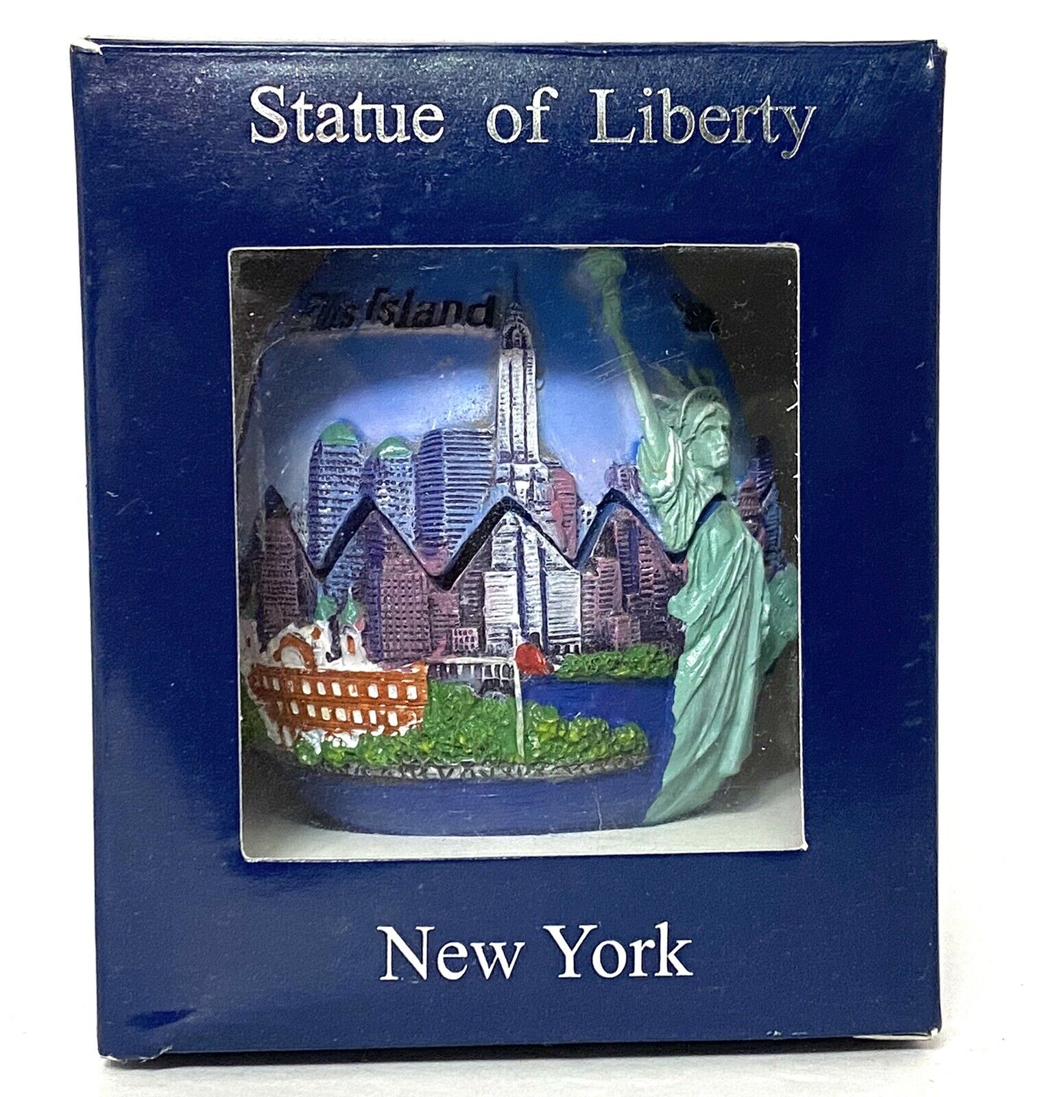 Statue of Liberty Egg Souvenir New York Museum Ellis Island Без бренда - фотография #8